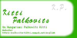 kitti palkovits business card